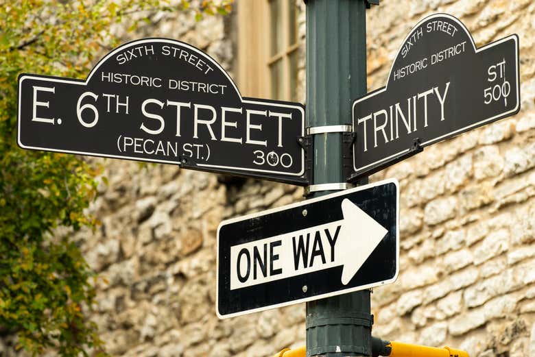L'adresse de certaines rues d'Austin