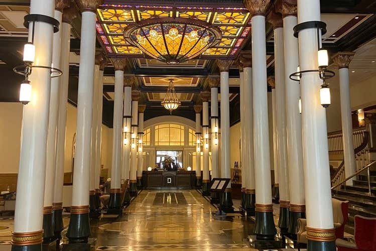 Le hall du magnifique hôtel Driskill