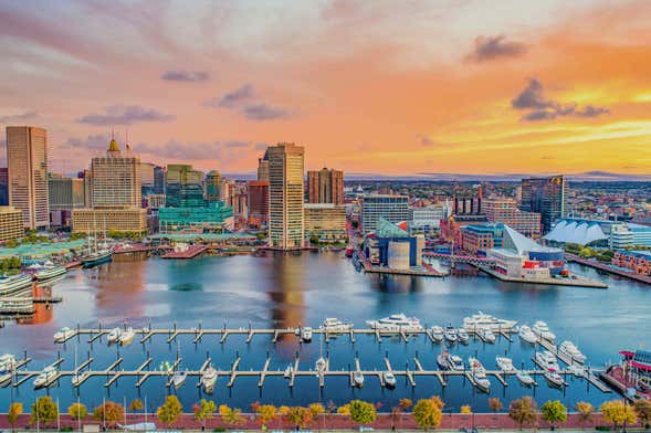 Balade en bateau dans le port de Baltimore