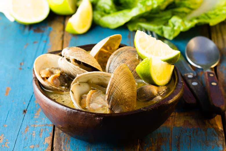 Try the famous New England clam chowder!