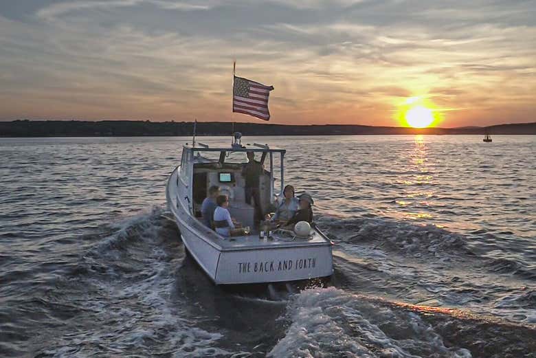Atardecer en Belfast, Maine