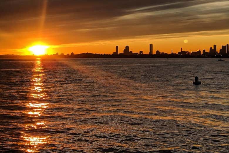 Atardecer en Boston