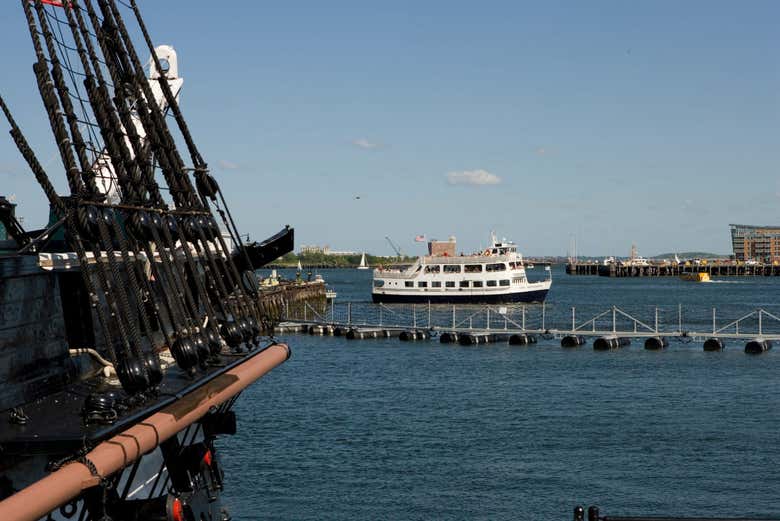 Navegando por el puerto de Boston