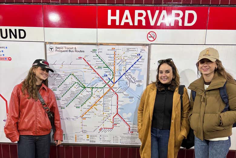 Take the subway to Harvard Station