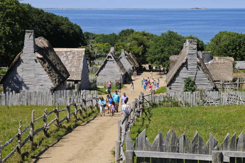 Vista sulla colonia Plimoth