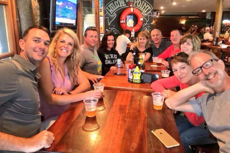 Meeting new people on a great tour
