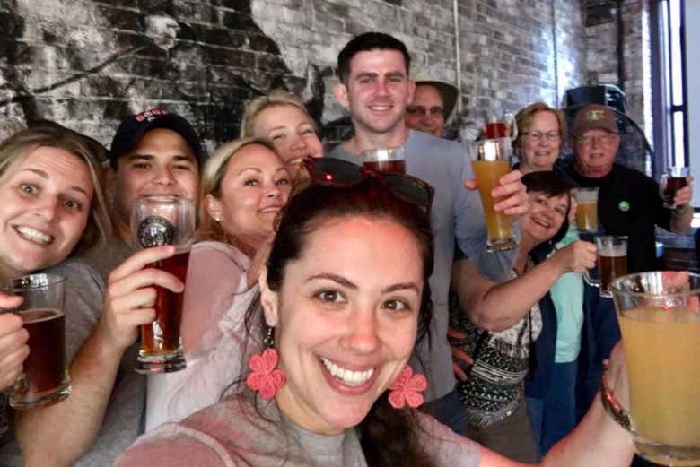 Toasting to a great tour
