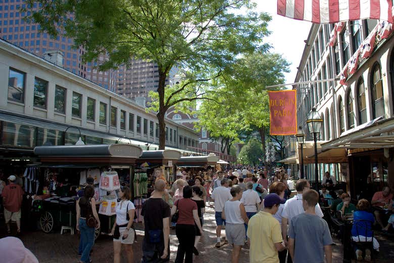 Afueras del Quincy Market
