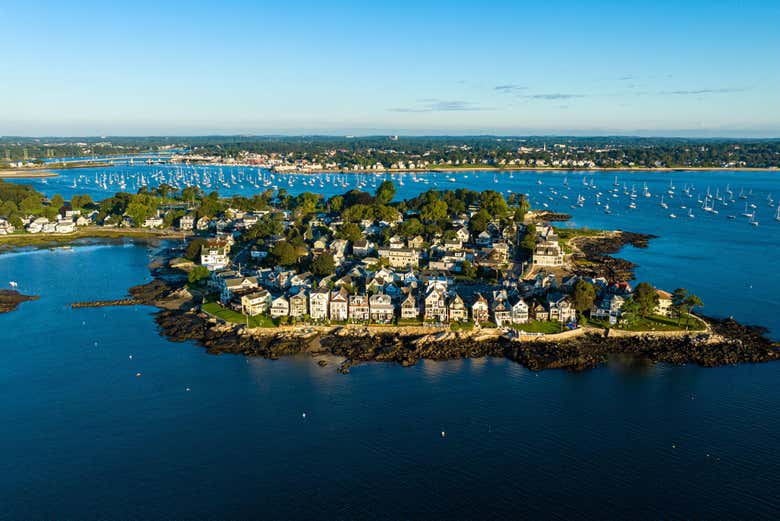 Salem vista dall'alto
