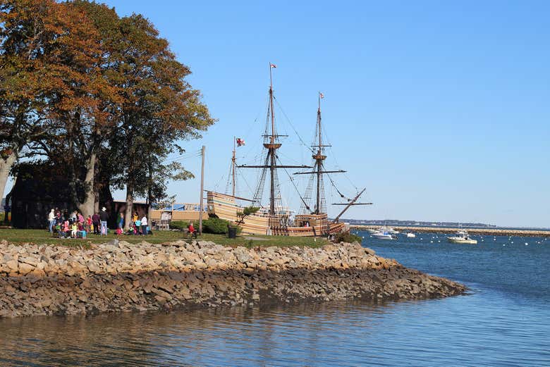 La barca Mayflower II