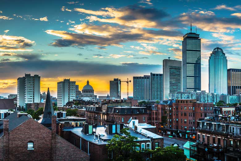 Boston al atardecer
