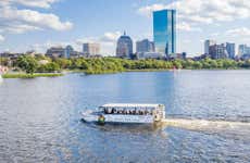 Visite en bus amphibie à Boston