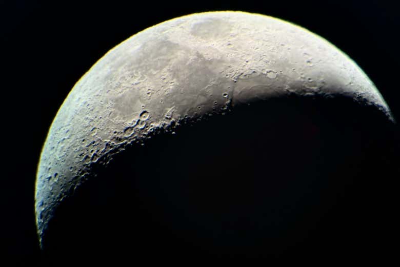 ¡Podréis ver los detalles de la luna!