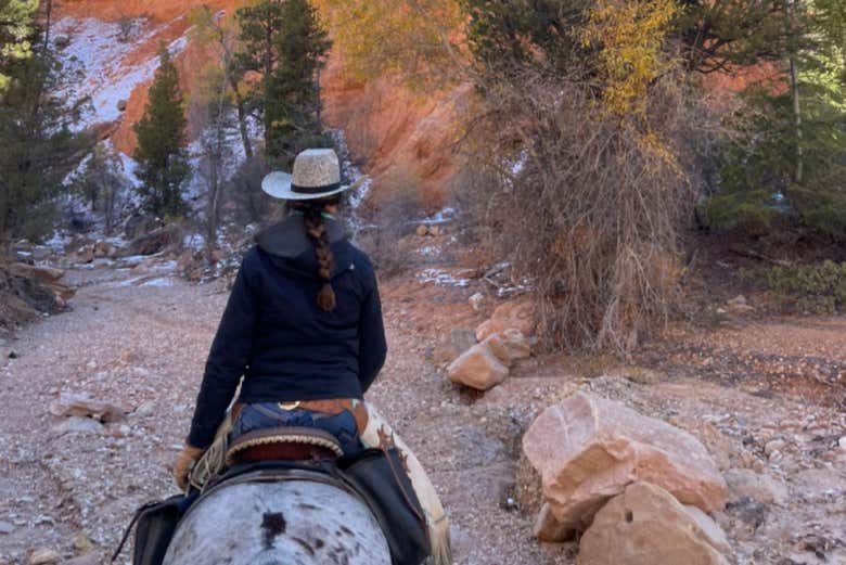 A tranquil horseback ride through Bryce Canyon