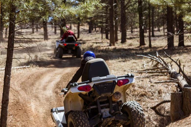 In quad nel Parco Nazionale del Bryce Canyon
