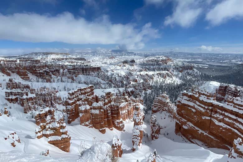 El Cañón Bryce en invierno