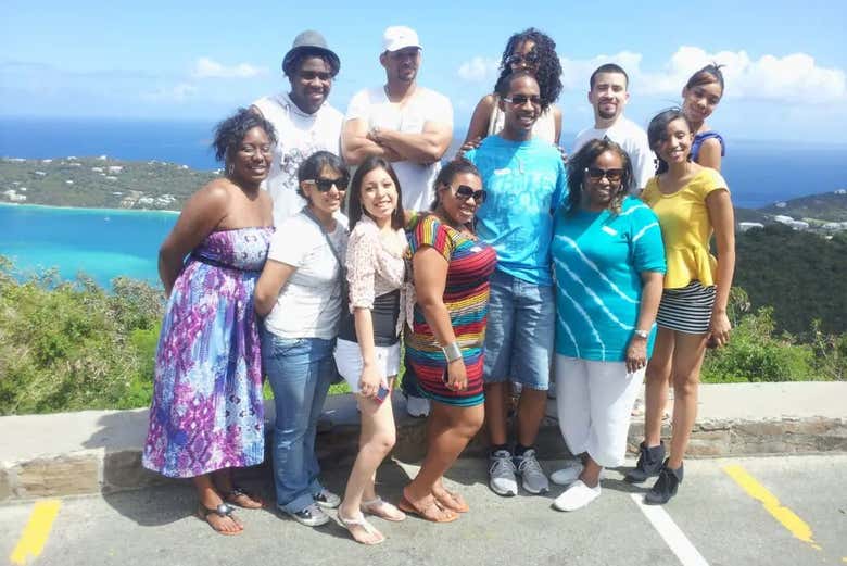 Desfrutando com a família