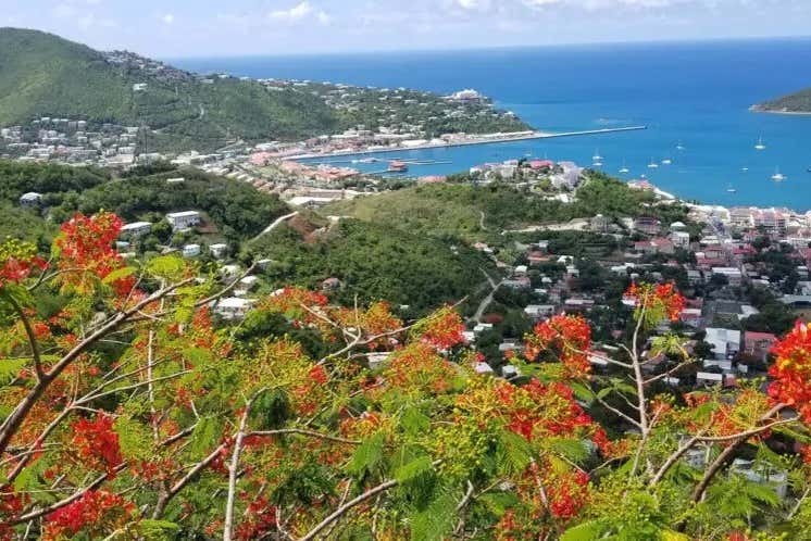 The island coast