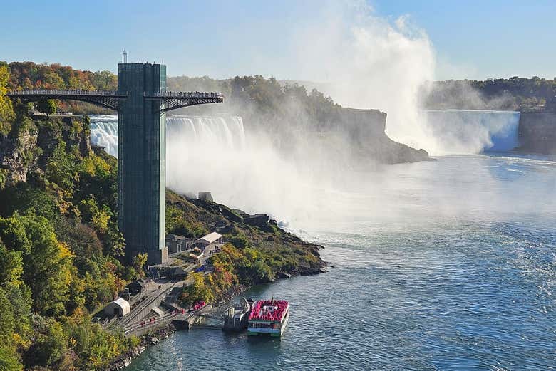 Il versante statunitense delle cascate del Niagara
