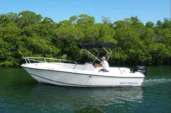 Alquiler de barco sin licencia en Cayo Hueso