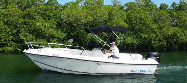 Alquiler de barco sin licencia en Cayo Hueso