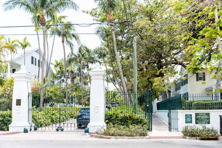 L'ingresso della Truman Little White House