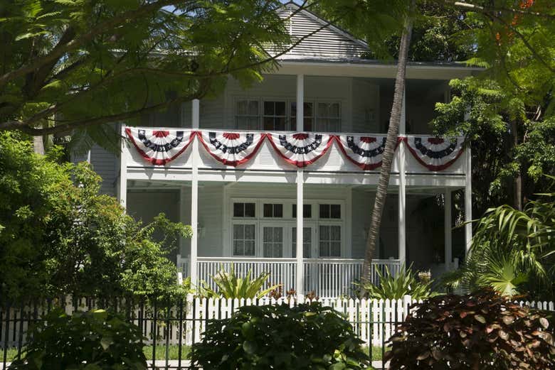Facciata della Truman Little White House