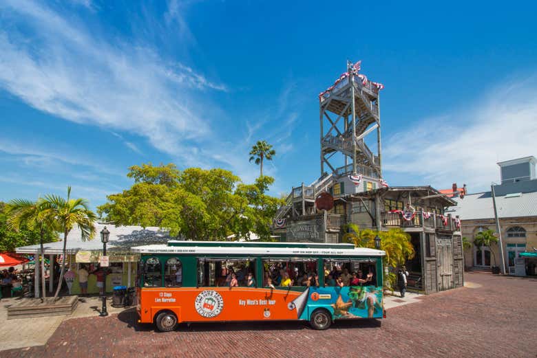 Ônibus trolley de Key West