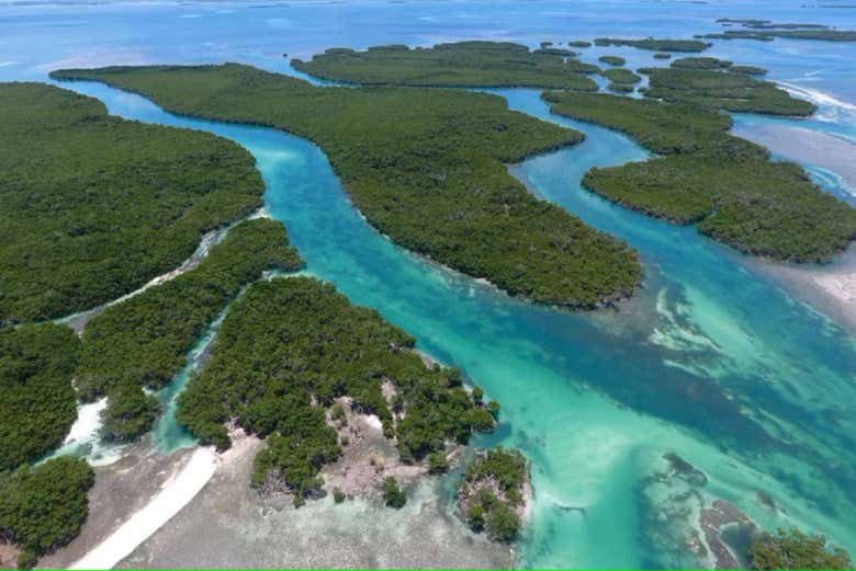 Vistas aéreas de Cayo Hueso