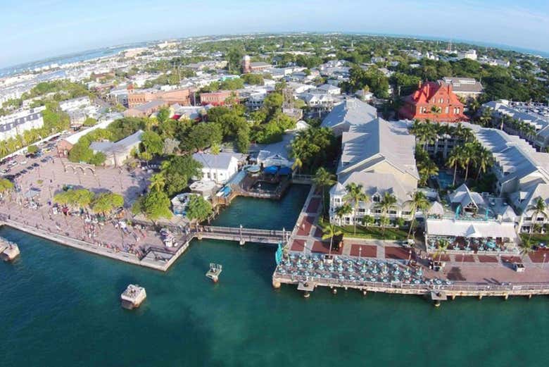 Cayo Hueso desde el aire