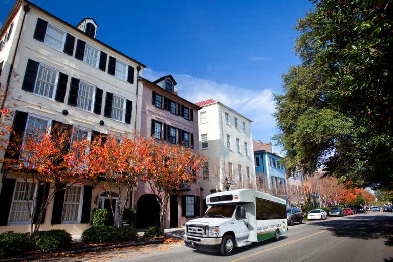 Recorreremos las principales calles de Charleston