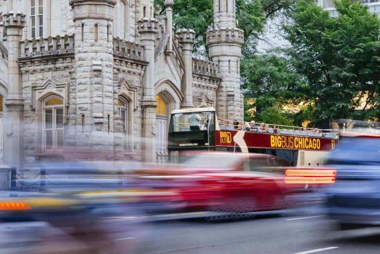El autobús Big Bus por Chicago