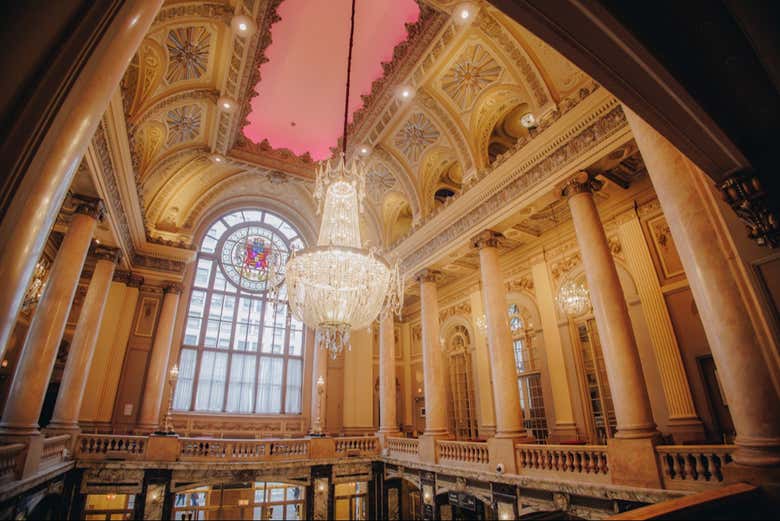 Admire the elegant decor