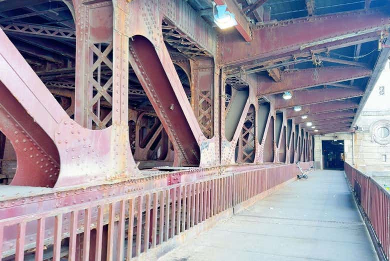 Detalle del puente DuSable Bridge