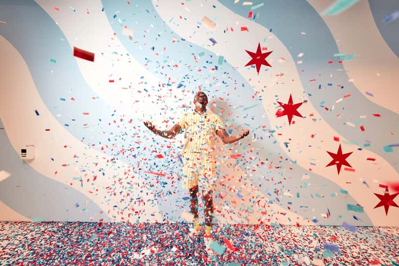 Lanciando coriandoli