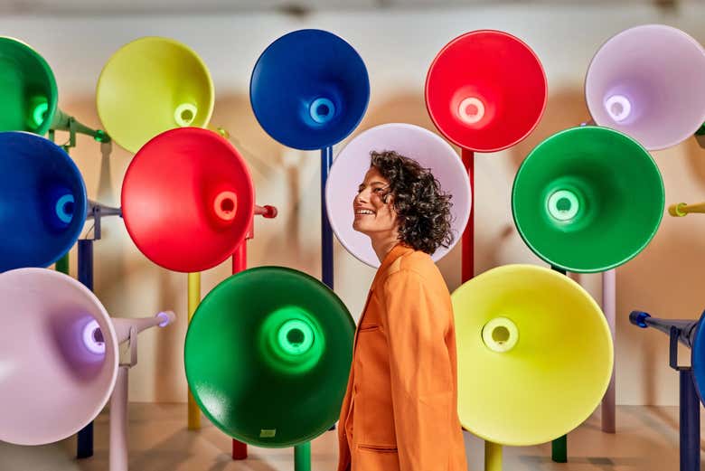 Una delle sale della Color Factory Chicago