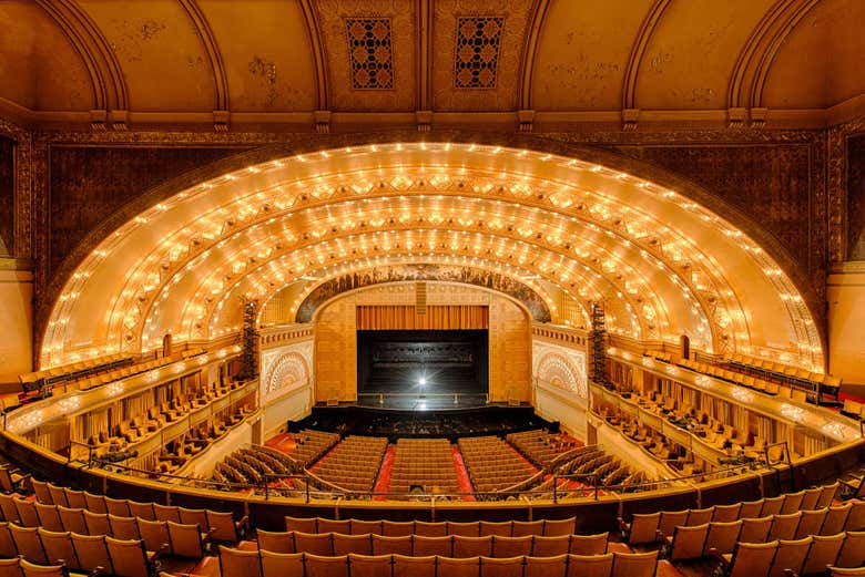 Palco do Chicago Theatre
