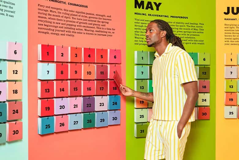 Descobrindo o horóscopo na Color Factory