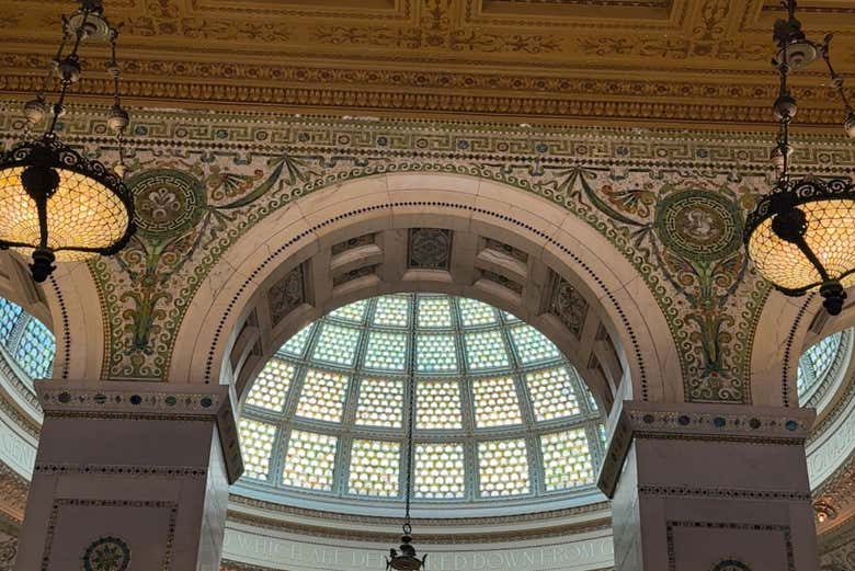 Interior del Chicago Cultural Center