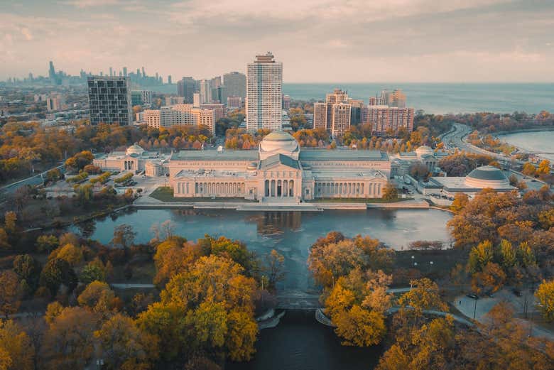 Vue panoramique du Musée des Sciences et de l'Industrie