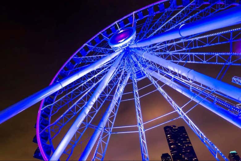 Centennial Wheel por la noche