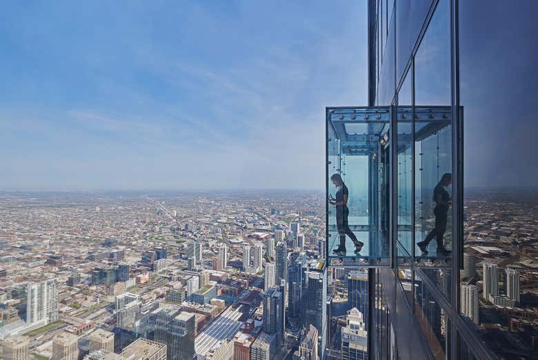 The Ledge, el balcón de Skydeck Chicago