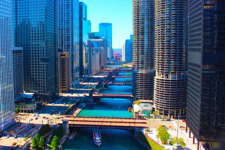 Panorámica del río Chicago
