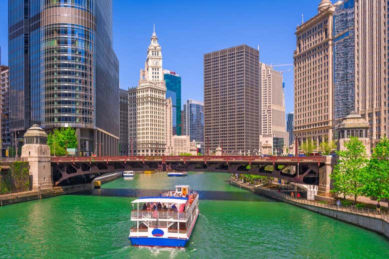 Paseando por el río Chicago