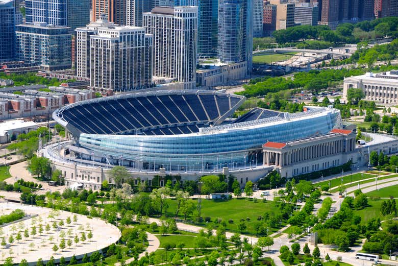 Bem-vindos ao Soldier Field, um campo lendário