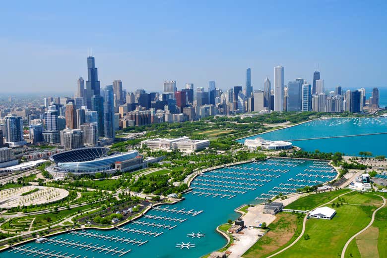 Vista aérea de Chicago