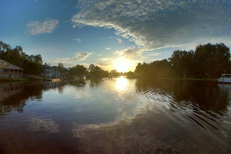 Coucher de soleil à Crystal River
