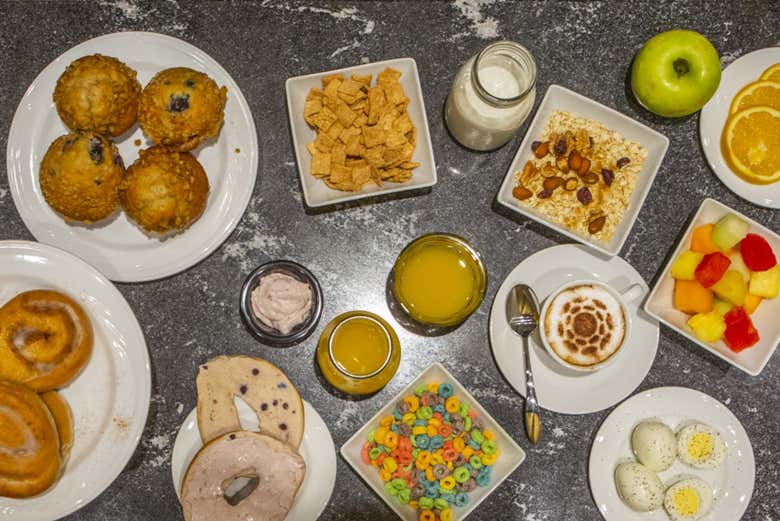 Un desayuno de lo más completo 