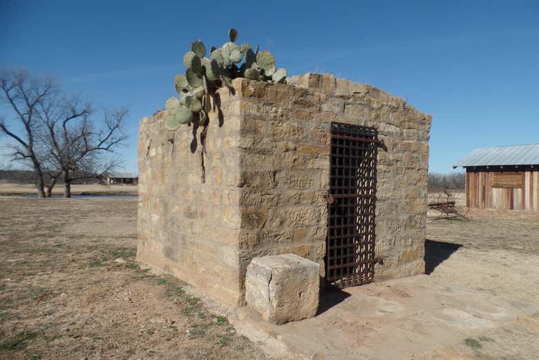 Frente al Fort Griffin Calaboose
