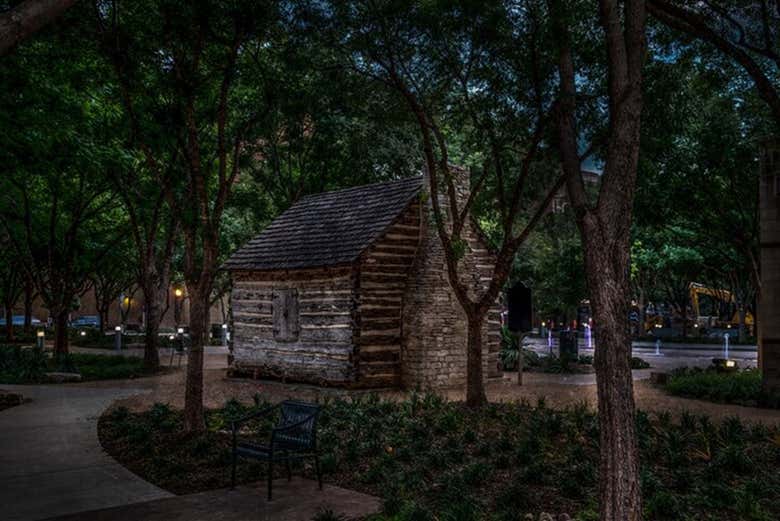 Visitaremos a cabana de John Neely Bryan